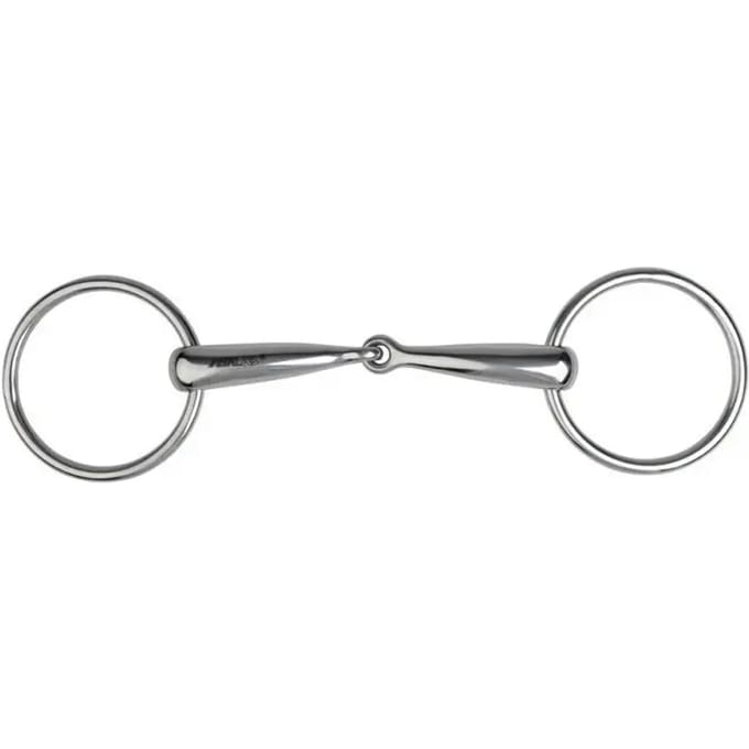 Metalab Trensbit Met 2 Losse Ringen 19 Mm Zilver 13.5 cm