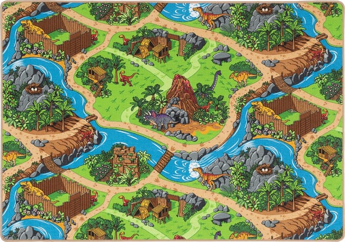 Snapstyle Kinderspel Streets vloerkleed Dinowel