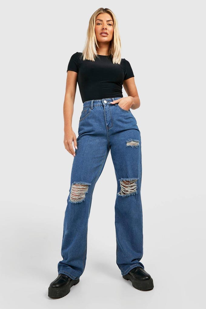 boohoo Dames Double Layer Slinky Short Sleeve Bodysuit | Zwart | Maat: 40