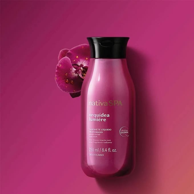 Nativa Spa Orquidea Lumière Vloeibare Douche/bad Zeep, 250 ml
