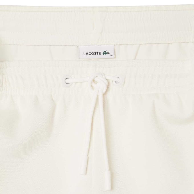Lacoste Dames/Dames Pique Contrast Paneel Shorts (Crème)