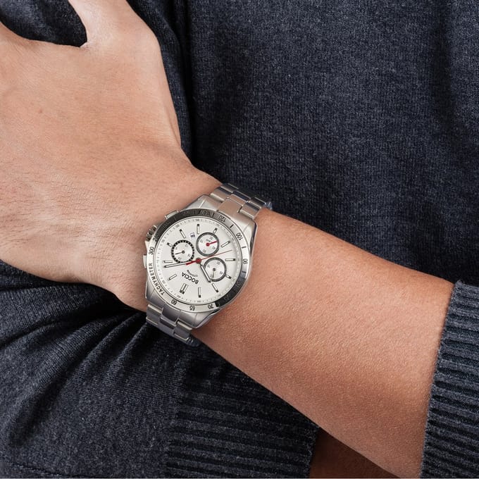 Boccia herenchrono Titanium 42mm