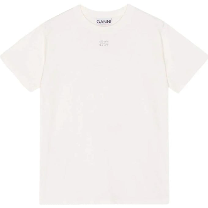 GANNI Wit T-shirt en polo