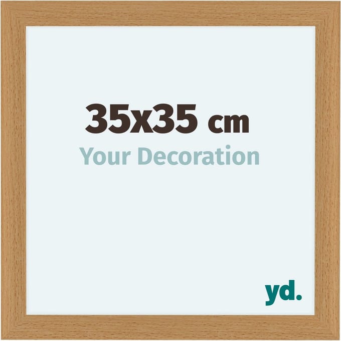 Your Decoration - Fotolijst 35x35 cm - MDF - Beuken - Como
