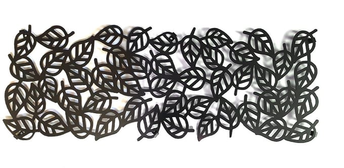 Decorizzly Botanic - Metalen Wandkapstok - Decoratief - Bladeren