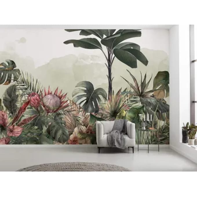 Komar Fotobehang Jungle Spot - Groen - 2,50m X 400cm