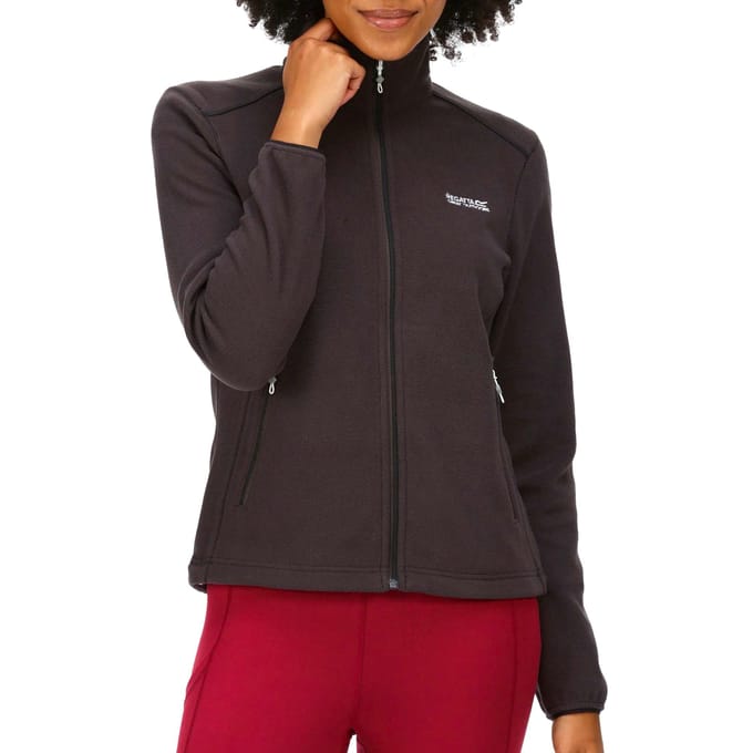 Fleece Wandelen Dames Hoge Kraag Ritszakken Floreo Iv