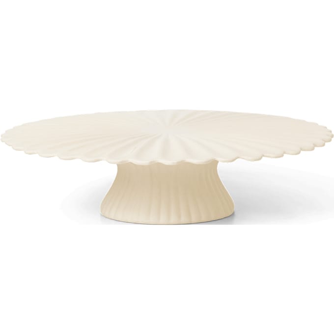 Ferm Living - Fontein cakeplaat - wit
