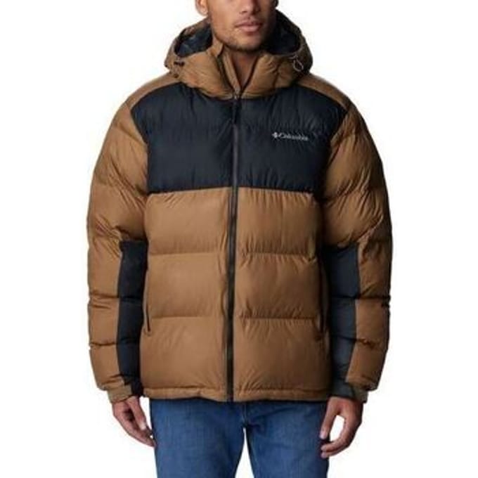 Mannen Down Jacket Pike Lake Ii Hooded Jacket Delta / zwart