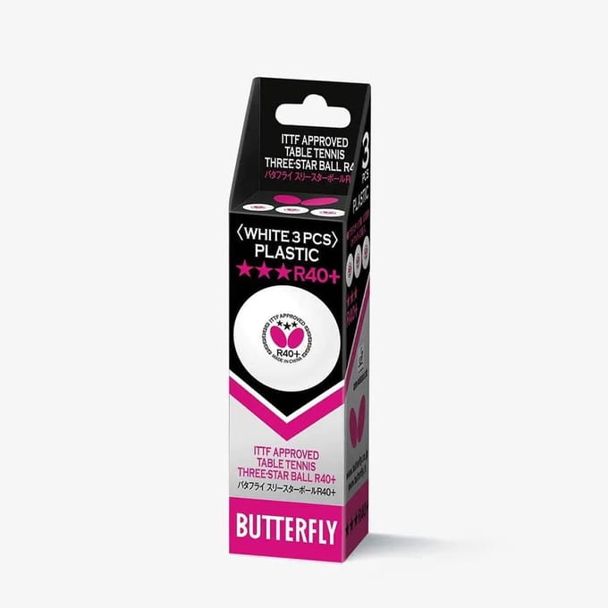 BUTTERFLY Tafeltennis ballen ref R40+ wedstrijdballen