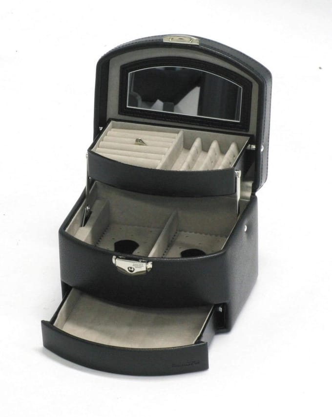 Davidt's Euclide 367959 - Automatische Juwelendoos - S - Zwart