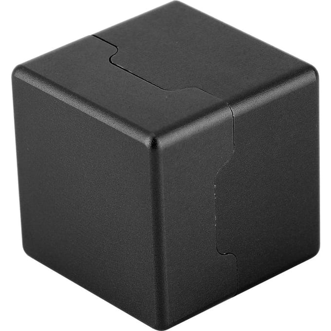 Porte-craie portable en aluminium pour queue de billard noir