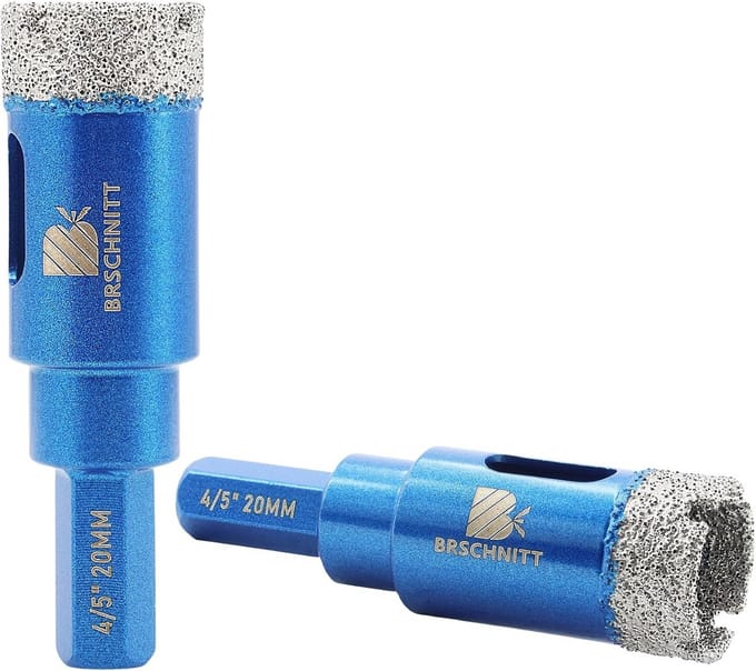 Diamant Droogboor Set (20 mm) voor Tegels, Graniet en Keramiek