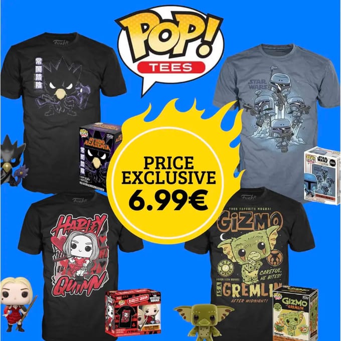 Funko Gremlins Verzamelfiguur & Tshirt Set POP! & Tee Box Gizmo Zwart