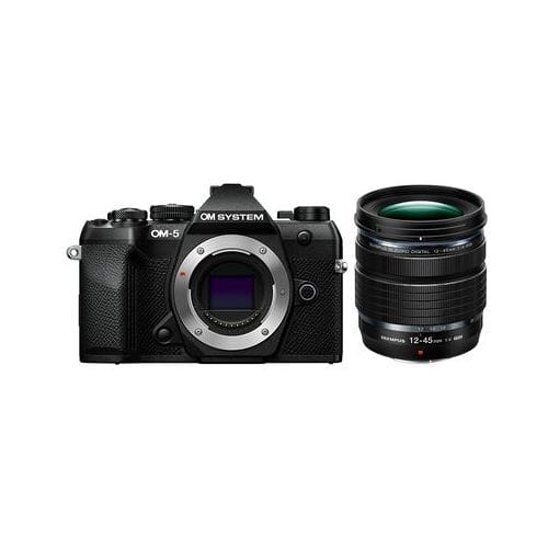 OM SYSTEM OM-5 II body + M.Zuiko AF 12-45mm f/4 Pro ED  zwart