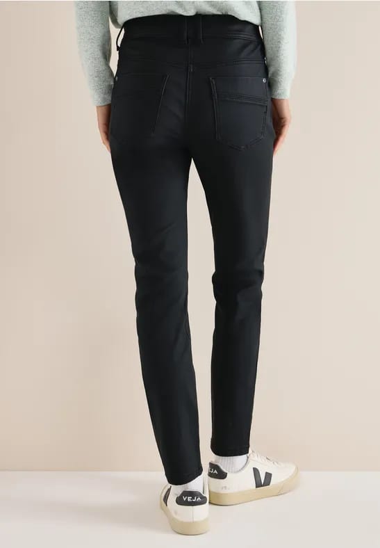 Broek in lederlook
