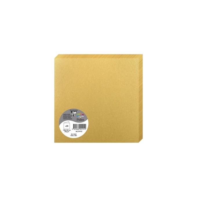 Gevouwen kaarten Clairefontaine Pollen (x25)