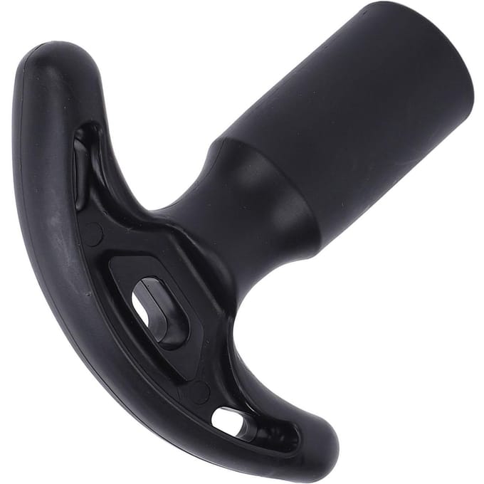 Bootpeddelgreep Universeel Antislip PP Bootpeddel T-Handvat voor 1.1in Kano Kajakpeddel black