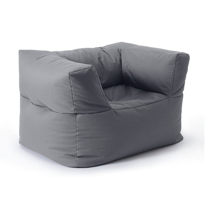 Lumaland Modular Zitzak fauteuil modulaire zitmeubelen grijs | 96*72*70 | 400l