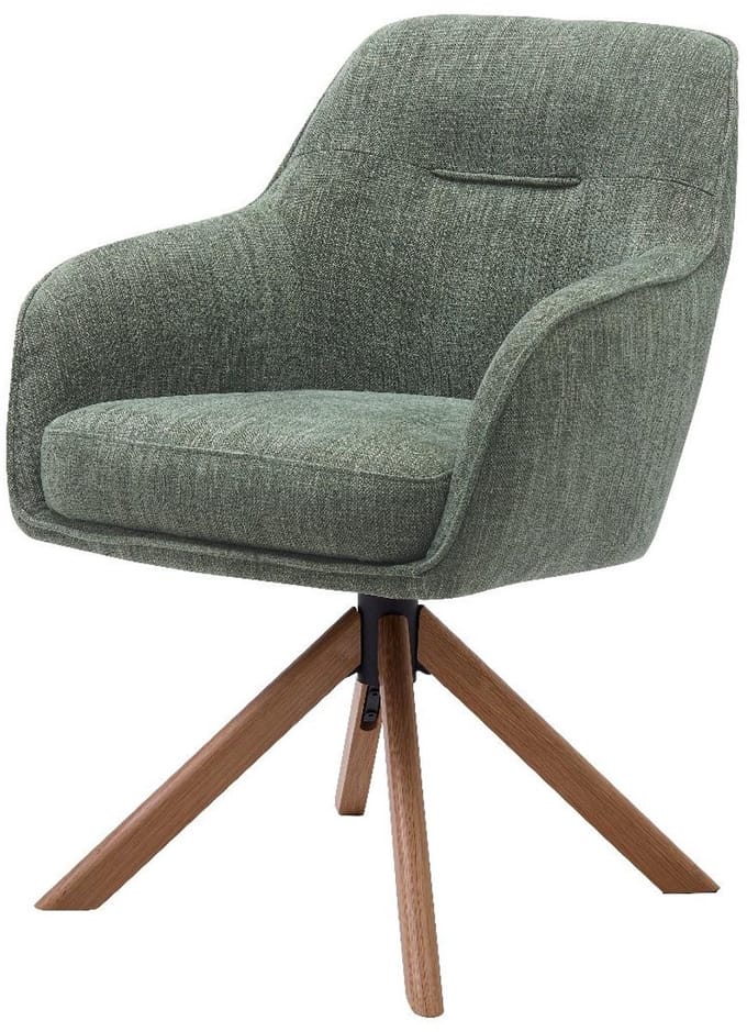 Nordic Home - Ellis armstoel stof - groen