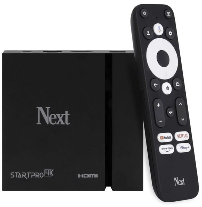 Google TV Next Start Pro 4K TV Box - TV Streaming & Chromecast