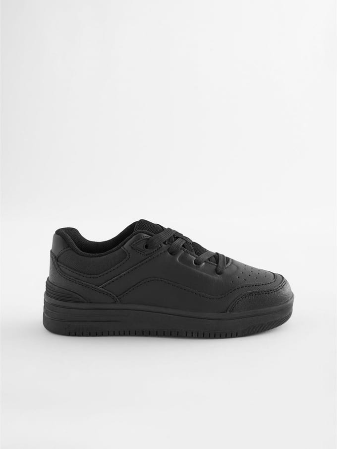 Next - Jongens - Leren veterschoenen - Zwart