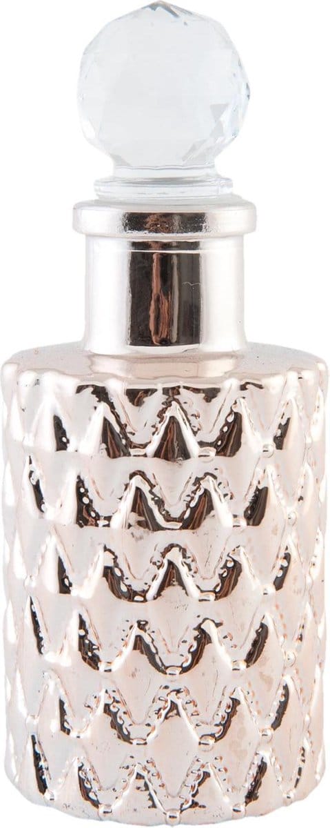 Fles Flacon Roségoud Clayre & Eef Ø 5x12 cm