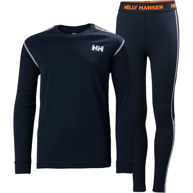 Helly Hansen Active Lange Mouwen Basislaagset Blauw 11 Years Kinderen