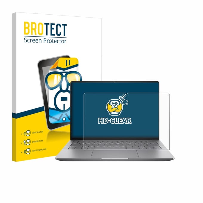BROTECT - Screenprotector voor HP Zbook Ultra G1a 14" - Folie Beschermfolie transparant