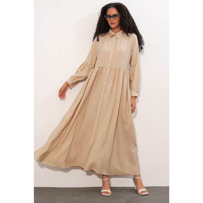 Losse Maxi Shirtjurk