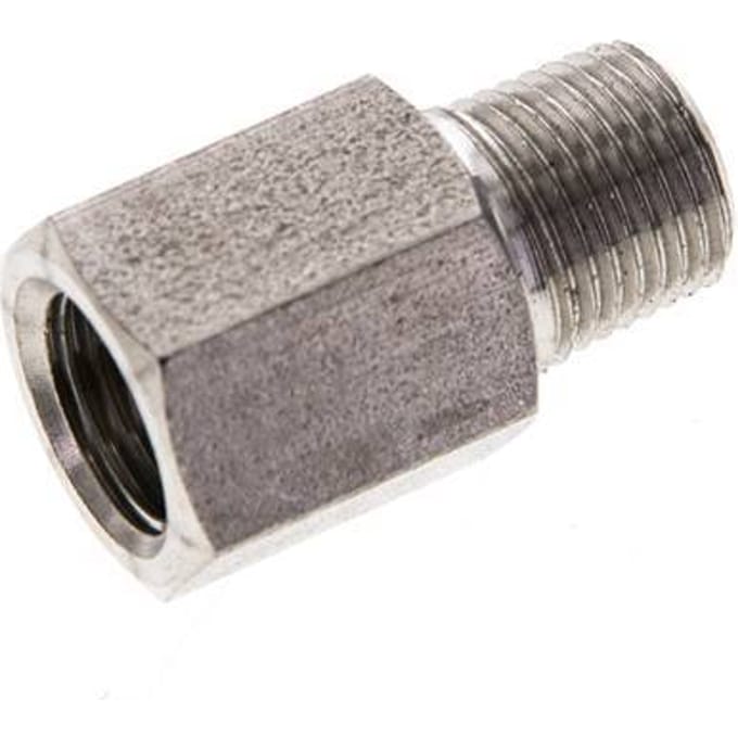 1/8'' NPT x 1/8'' NPT M/F RVS Extension 345 Bar - Hydrauliek - FL2S-MF-ST-018N