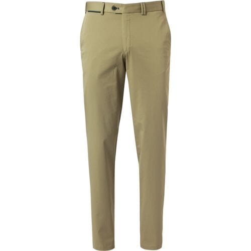 Hiltl Broek Peaker-S Supima Sateen Licht Groen / male