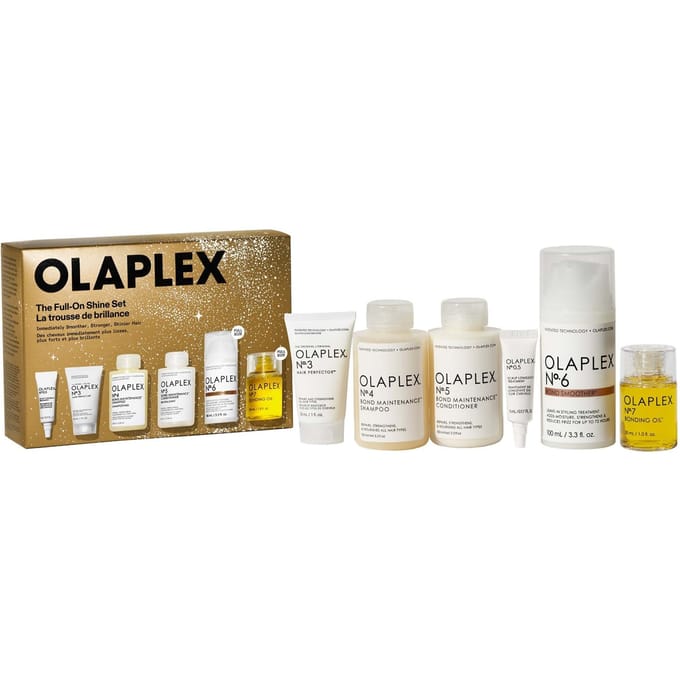 Olaplex Full-On Shine Holiday Set - Complete haarverzorgingsroutine - 2025