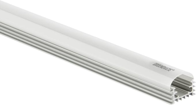 Groenovatie LED Strip Profiel Halfrond - 1,5 meter - Aluminium - Compleet