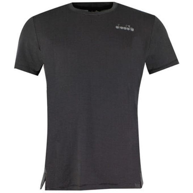Diadora Easy Tennis Heren Zwart T-Shirt
