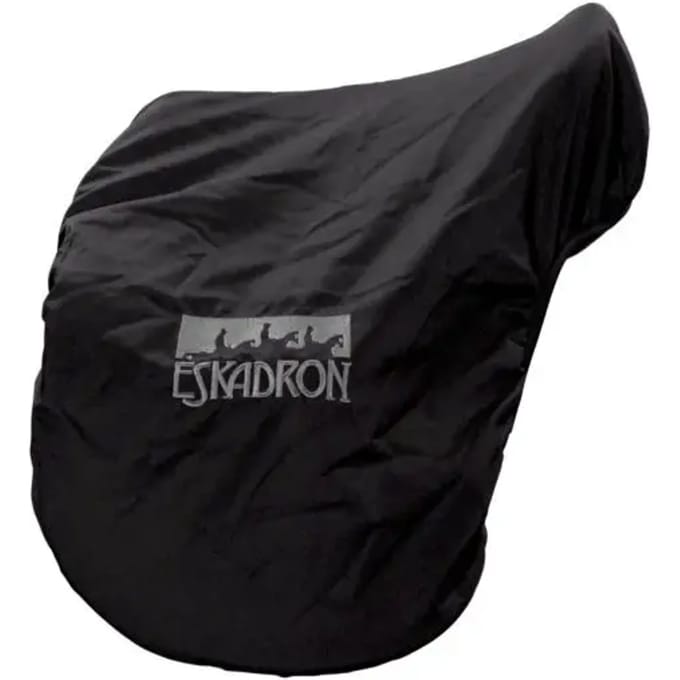 ZADELOVERTREK met fleece zwart one size