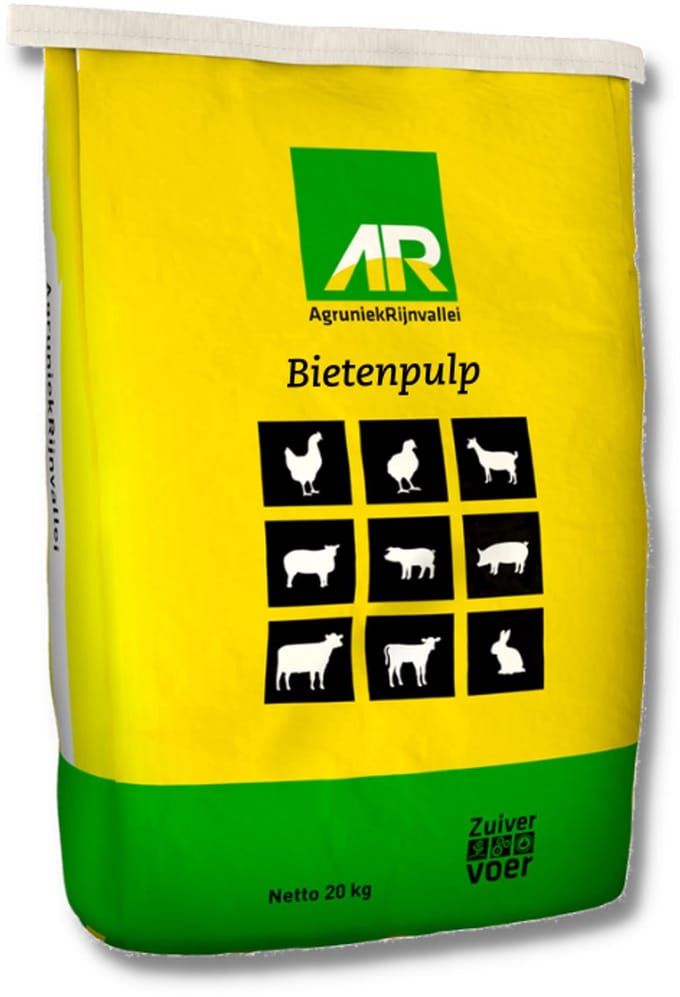 AR bietenpulp 6mm 20kg. paard rund varken schaap geit