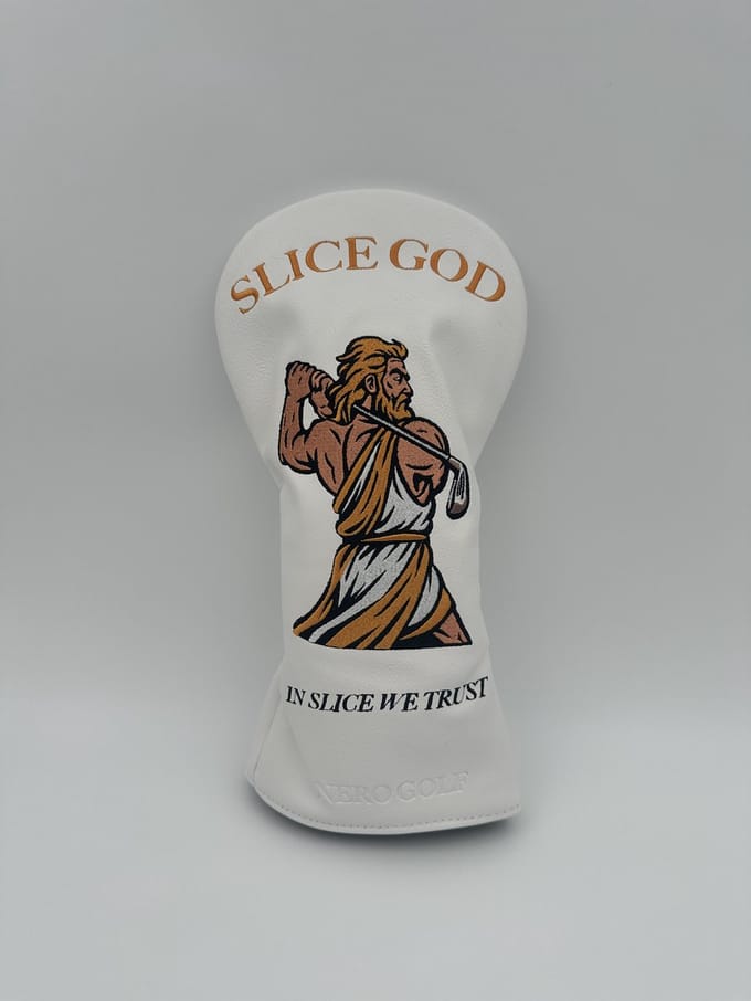 Golf Driver Head Cover Wit - Slice God - Driver Head Cover - Nero Golf