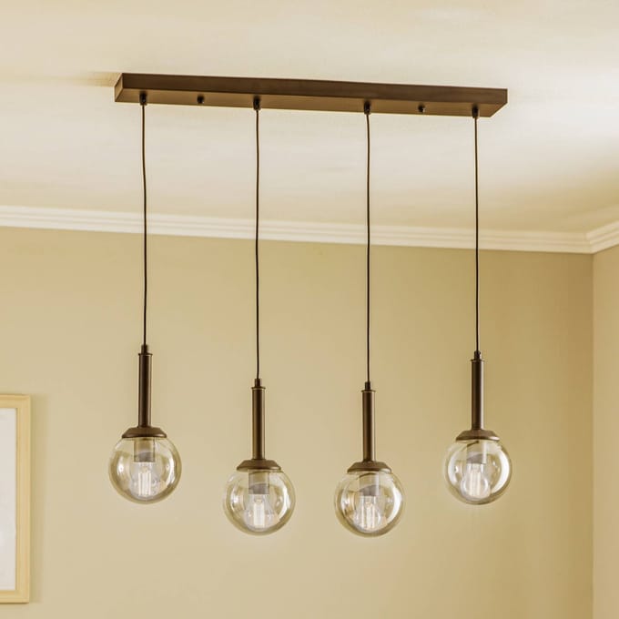 Avonni Hanglamp AV-7002-1781-4Y-BSY 4-lamps lang