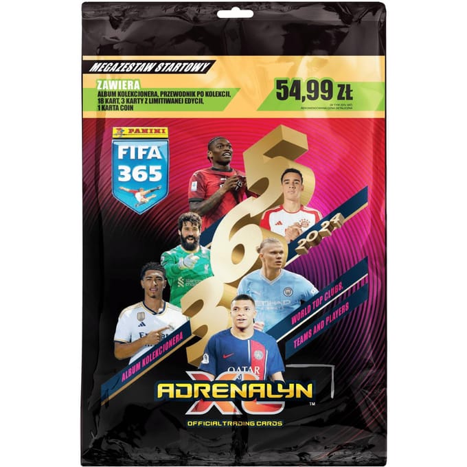 Voetbalkaarten fifa panini 365 2024 adrenalyn mega startset xxl