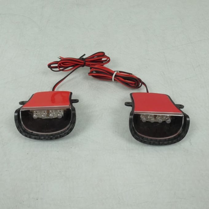Paire feu Led additionnel Tun'R pour moto Blanc 12V Neuf