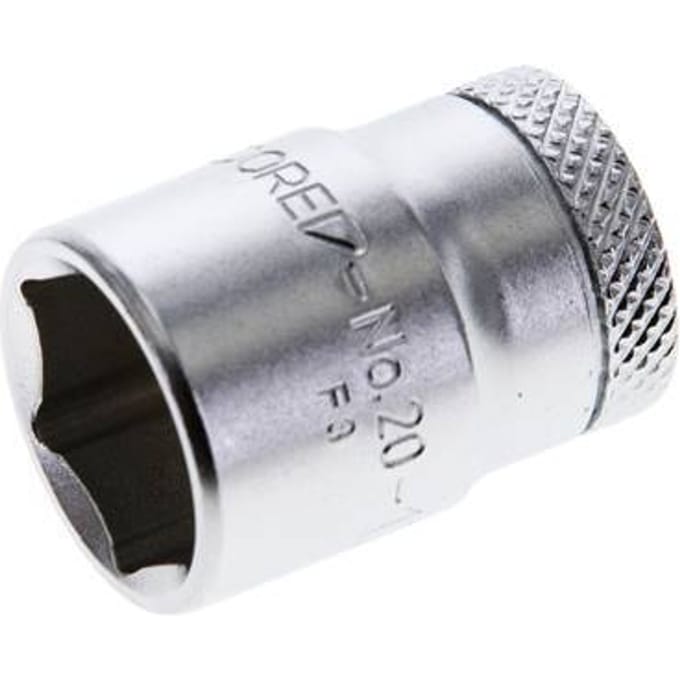 1/4" Gedore Dopsleutel voor 13mm Buitenzeskantbouten