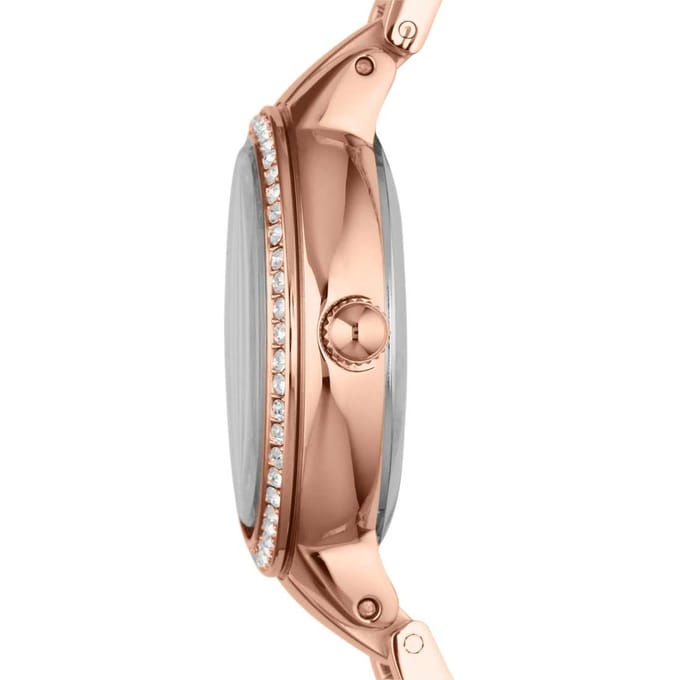 Fossil Virginia ES3284 Dameshorloge 30 mm - Rosékleurig