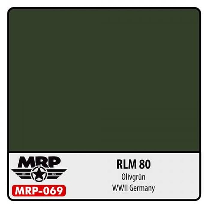 Mr. Paint MRP-069 - RLM 80 Olivgrun – 30 ml verf voor Airbrush & Detailwerk