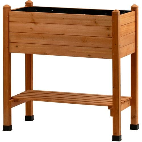 DOBAR Kweekbak op poten - hout - 50 L