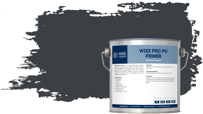Wixx PRO PU Primer - 20L - RAL 7016 | Antracietgrijs