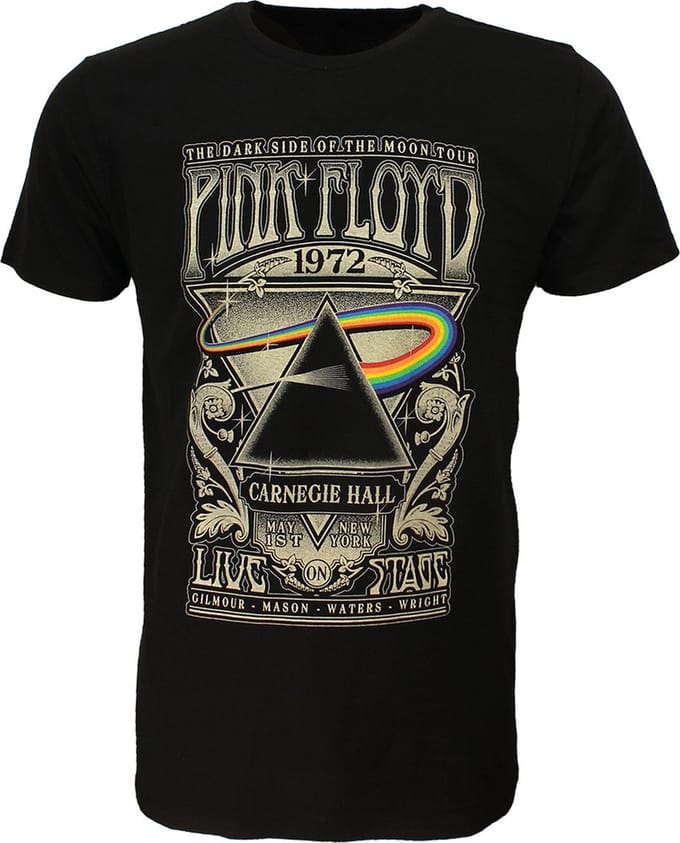 Pink Floyd Carnegie Hall Band T-Shirt - Officiële Merchandise - L