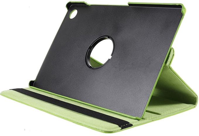 Hoes geschikt voor Samsung Galaxy Tab A9 Plus – Arara draaibaar tablethoes – Groen