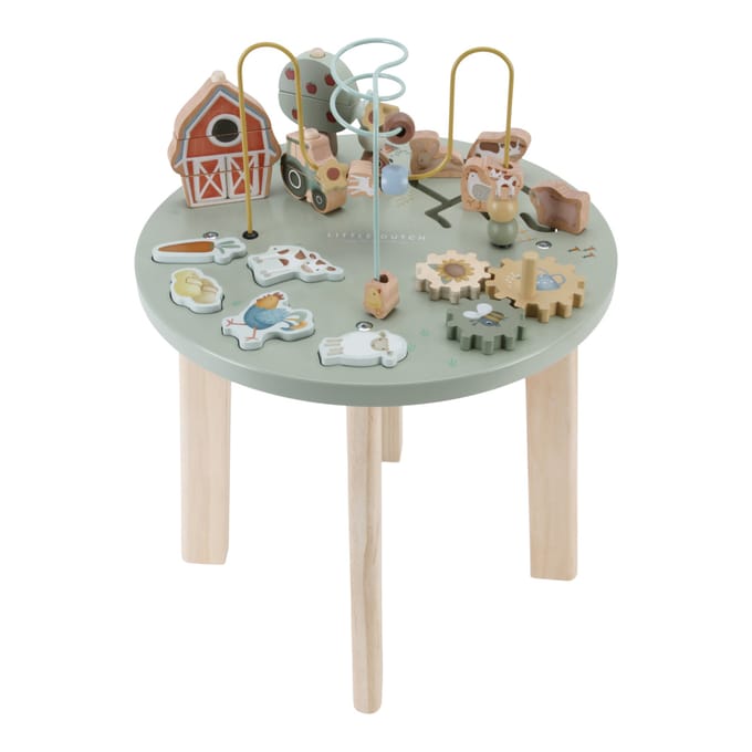 Little Dutch Farm Activiteitentafel Houten speelgoed