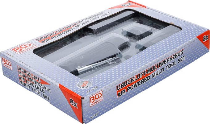 BGS Lucht multitool met 3 verwisselbare koppen